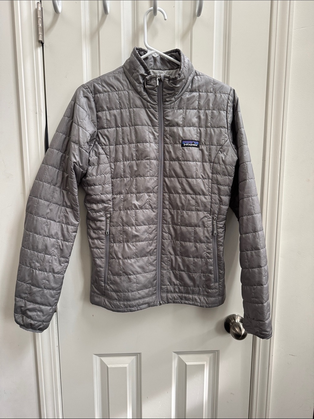 Patagonia Gray Quilted Puffer Jacket